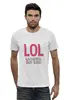 Заказать мужскую футболку в Москве. Футболка базовая Laughing out loud от ideboshir - готовые дизайны и нанесение принтов.