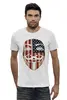 Заказать мужскую футболку в Москве. Футболка базовая USA Anonymous от skynatural - готовые дизайны и нанесение принтов.