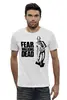 Заказать мужскую футболку в Москве. Футболка базовая Бойтесь ходячих мертвецов от burp99@mail.ru - готовые дизайны и нанесение принтов.