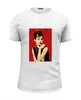 Заказать мужскую футболку в Москве. Футболка базовая Одри Хепбёрн (Audrey Hepburn) от Дмитрий Светличный - готовые дизайны и нанесение принтов.