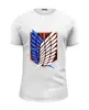 Заказать мужскую футболку в Москве. Футболка базовая Крылья свободы от GeekFox  - готовые дизайны и нанесение принтов.