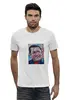 Заказать мужскую футболку в Москве. Футболка базовая Hugo Chavez от Goser - готовые дизайны и нанесение принтов.