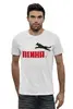 Заказать мужскую футболку в Москве. Футболка базовая Псина  от T-shirt print  - готовые дизайны и нанесение принтов.