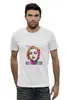 Заказать мужскую футболку в Москве. Футболка базовая Madonna от Fedor - готовые дизайны и нанесение принтов.