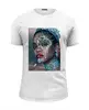 Заказать мужскую футболку в Москве. Футболка базовая Rihanna от Vladec11 - готовые дизайны и нанесение принтов.