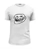 Заказать мужскую футболку в Москве. Футболка базовая Mem смех от THE_NISE  - готовые дизайны и нанесение принтов.