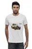 Заказать мужскую футболку в Москве. Футболка базовая Ретроавтомобили 2 от Виктор Гришин - готовые дизайны и нанесение принтов.