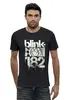 Заказать мужскую футболку в Москве. Футболка базовая blink-182 smile shirt от slider - готовые дизайны и нанесение принтов.