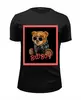 Заказать мужскую футболку в Москве. Футболка базовая BAD BOY_bear от chebotaevbaks@gmail.com - готовые дизайны и нанесение принтов.