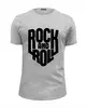 Заказать мужскую футболку в Москве. Футболка базовая Rock-n-Roll от balden - готовые дизайны и нанесение принтов.
