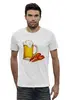 Заказать мужскую футболку в Москве. Футболка базовая Пивасик   от T-shirt print  - готовые дизайны и нанесение принтов.