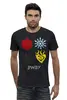 Заказать мужскую футболку в Москве. Футболка базовая RWBY  от geekbox - готовые дизайны и нанесение принтов.