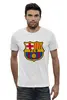 Заказать мужскую футболку в Москве. Футболка базовая Barcelona от THE_NISE  - готовые дизайны и нанесение принтов.