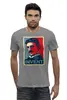 Заказать мужскую футболку в Москве. Футболка базовая Никола Тесла, в стиле Obey от Andy Quarry - готовые дизайны и нанесение принтов.