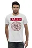 Заказать мужскую футболку в Москве. Футболка базовая Rambo от Leichenwagen - готовые дизайны и нанесение принтов.