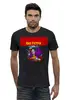 Заказать мужскую футболку в Москве. Футболка базовая Джокер от T-shirt print  - готовые дизайны и нанесение принтов.