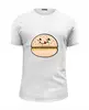 Заказать мужскую футболку в Москве. Футболка базовая Гамбургер от ZVER  - готовые дизайны и нанесение принтов.