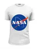 Заказать мужскую футболку в Москве. Футболка базовая Nasa. от mis.20132014@yandex.ru - готовые дизайны и нанесение принтов.