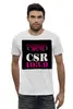 Заказать мужскую футболку в Москве. Футболка базовая CSR 103.9 от Илья  - готовые дизайны и нанесение принтов.