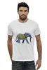 Заказать мужскую футболку в Москве. Футболка базовая Индийский Слон от BeliySlon - готовые дизайны и нанесение принтов.