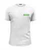 Заказать мужскую футболку в Москве. Футболка базовая лого кефира от Ира - готовые дизайны и нанесение принтов.