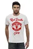 Заказать мужскую футболку в Москве. Футболка базовая Манчестер Юнайтед от geekbox - готовые дизайны и нанесение принтов.