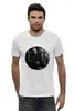 Заказать мужскую футболку в Москве. Футболка базовая Джеймс Дин James Dean с котом от James Dean - готовые дизайны и нанесение принтов.