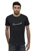 Заказать мужскую футболку в Москве. Футболка базовая Roosevelt black t-shirt от Alcochat - готовые дизайны и нанесение принтов.