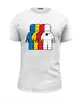 Заказать мужскую футболку в Москве. Футболка базовая Космонавт Лего от fanart - готовые дизайны и нанесение принтов.