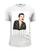 Заказать мужскую футболку в Москве. Футболка базовая Freddie Mercury от cherdantcev - готовые дизайны и нанесение принтов.