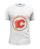 Заказать мужскую футболку в Москве. Футболка базовая Calgary Flames, от kspsshop - готовые дизайны и нанесение принтов.