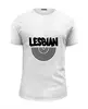 Заказать мужскую футболку в Москве. Футболка базовая Lesbian (BLACK) от ZakonVash - готовые дизайны и нанесение принтов.