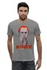 Заказать мужскую футболку в Москве. Футболка базовая Путин - Не свисти! от Leichenwagen - готовые дизайны и нанесение принтов.