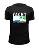Заказать мужскую футболку в Москве. Футболка базовая YACHT club от balden - готовые дизайны и нанесение принтов.
