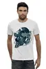 Заказать мужскую футболку в Москве. Футболка базовая tank blue от nova_lada - готовые дизайны и нанесение принтов.