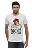 Заказать мужскую футболку в Москве. Футболка базовая Cock  от ПРИНТЫ ПЕЧАТЬ  - готовые дизайны и нанесение принтов.