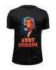 Заказать мужскую футболку в Москве. Футболка базовая ☆Kurt Cobain☆ от balden - готовые дизайны и нанесение принтов.