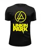 Заказать мужскую футболку в Москве. Футболка базовая Linkin Park  от ROK - готовые дизайны и нанесение принтов.