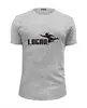 Заказать мужскую футболку в Москве. Футболка базовая Logan Puma от skynatural - готовые дизайны и нанесение принтов.