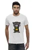 Заказать мужскую футболку в Москве. Футболка базовая Енот  от T-shirt print  - готовые дизайны и нанесение принтов.