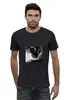 Заказать мужскую футболку в Москве. Футболка базовая тема кошки от tigrana09@rambler.ru - готовые дизайны и нанесение принтов.