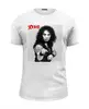 Заказать мужскую футболку в Москве. Футболка базовая Ronnie James Dio от Leichenwagen - готовые дизайны и нанесение принтов.