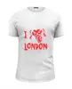 Заказать мужскую футболку в Москве. Футболка базовая I love London  от ПРИНТЫ ПЕЧАТЬ  - готовые дизайны и нанесение принтов.