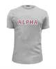 Заказать мужскую футболку в Москве. Футболка базовая ALPHA (Max Fall) от Rebel - готовые дизайны и нанесение принтов.