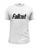 Заказать мужскую футболку в Москве. Футболка базовая Fallout от THE_NISE  - готовые дизайны и нанесение принтов.