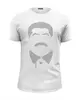 Заказать мужскую футболку в Москве. Футболка базовая Сталин от Павел Азаренков - готовые дизайны и нанесение принтов.