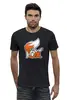 Заказать мужскую футболку в Москве. Футболка базовая Fox (Лиса) от ISliM - готовые дизайны и нанесение принтов.
