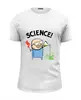 Заказать мужскую футболку в Москве. Футболка базовая Science! Ботан от cherdantcev - готовые дизайны и нанесение принтов.