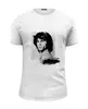 Заказать мужскую футболку в Москве. Футболка базовая Jim Morrison  от bru - готовые дизайны и нанесение принтов.