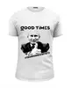 Заказать мужскую футболку в Москве. Футболка базовая GoodTimes Crew от Александр  - готовые дизайны и нанесение принтов.